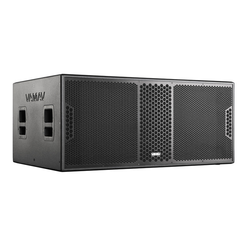 VAMAV TX2000 Dual 18-inch 5000W Vented Powered Subwoofer for DJ/Big Event Venue