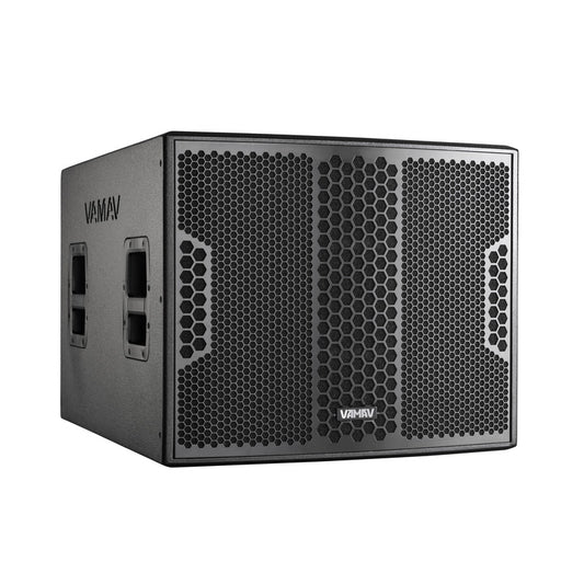 VAMAV TX1000 18-inch 1500W Vented Powered Subwoofer for DJ/Big Event Venue