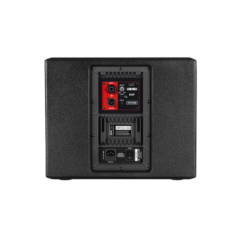 VAMAV STX1040 10-inch 800W Powered Subwoofer for DJ/Small Event Venue