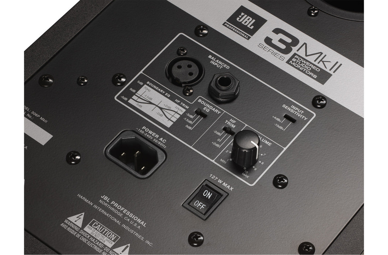 JBL 306P MKII 6" Powered Studio Monitor (Each)