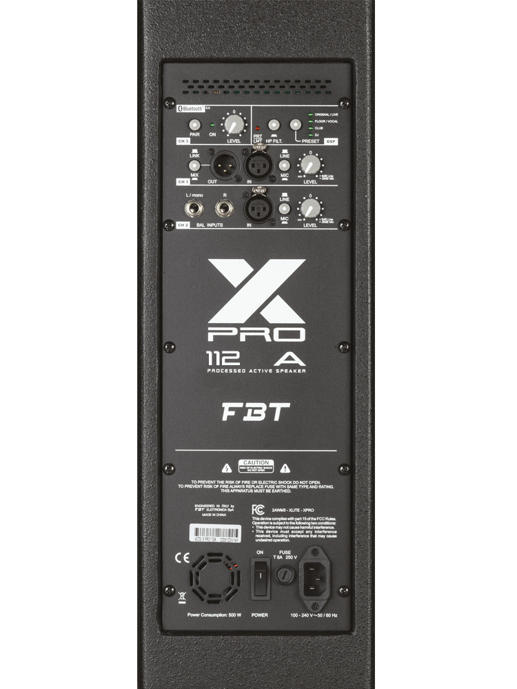 FBT XPRO 112A- PROCESSED ACTIVE SPEAKER
