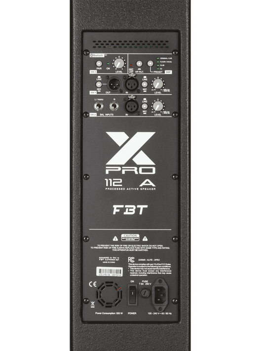 FBT XPRO 112A- PROCESSED ACTIVE SPEAKER