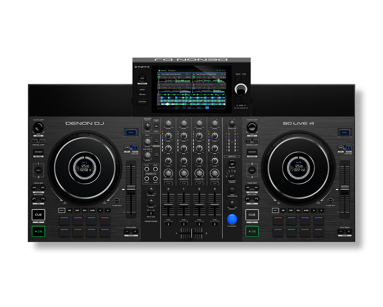 Denon DJ SC Live 4- 4 Deck Standalone Dj Player Controller