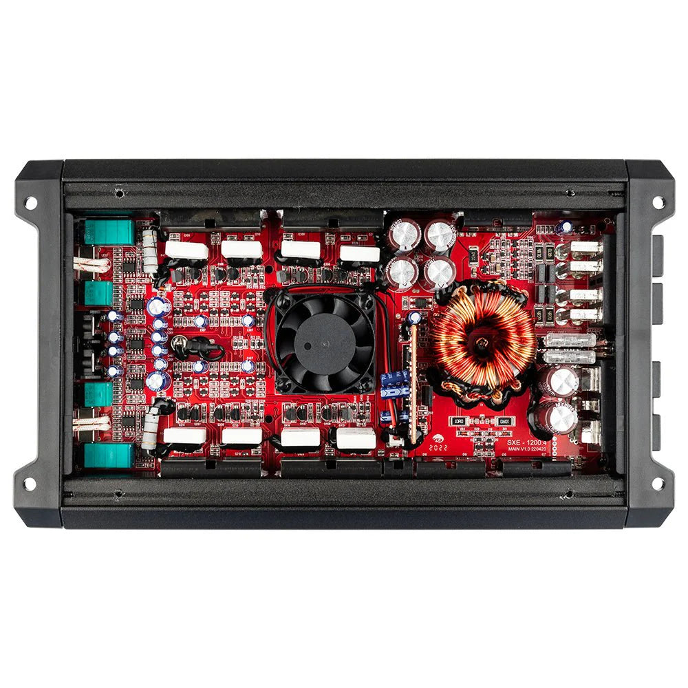 DS18 SXE-1200.4- SXE Class A/B 4-Channel Full-Range Car Amplifier 4 x 60 RMS @4 Ohm 1200 Watts