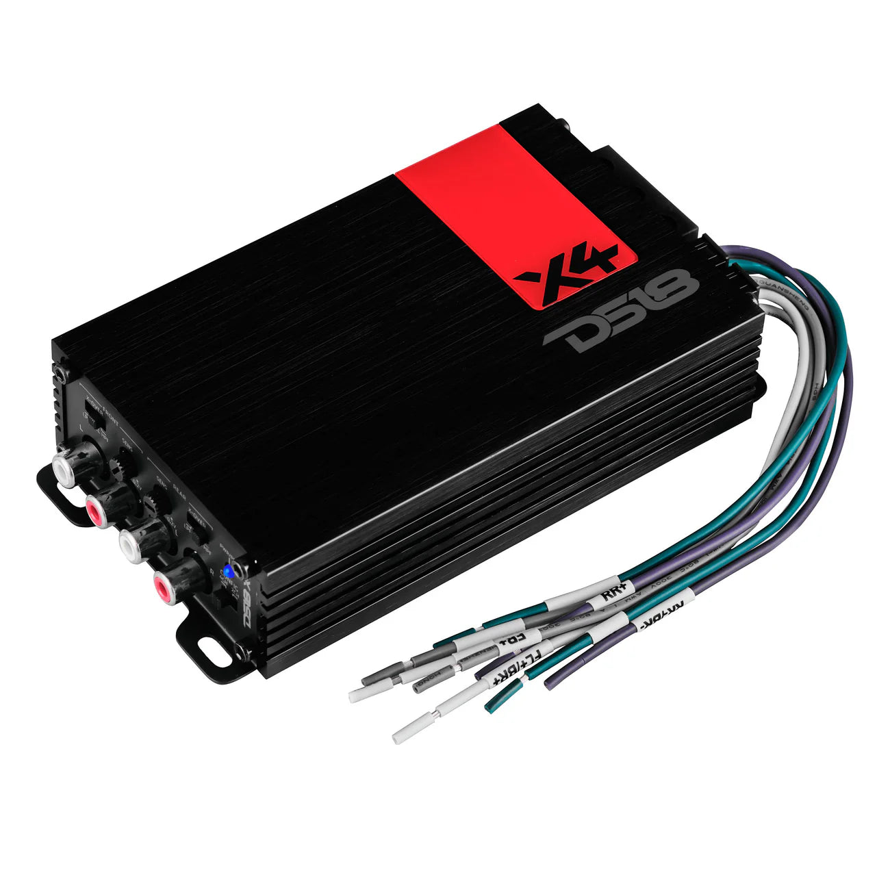 DS18 X4-X 4-Channel Ultra Compact Class D Amplifier 4 x 70 Watts Rms @ 4-ohm