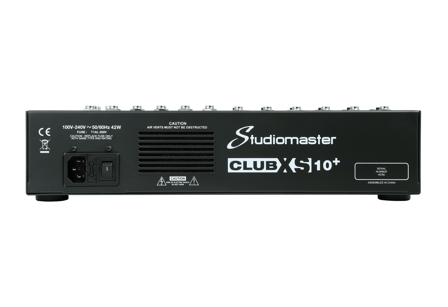 Studiomaster CLUB XS10+ COMPACT MIXING CONSOLE