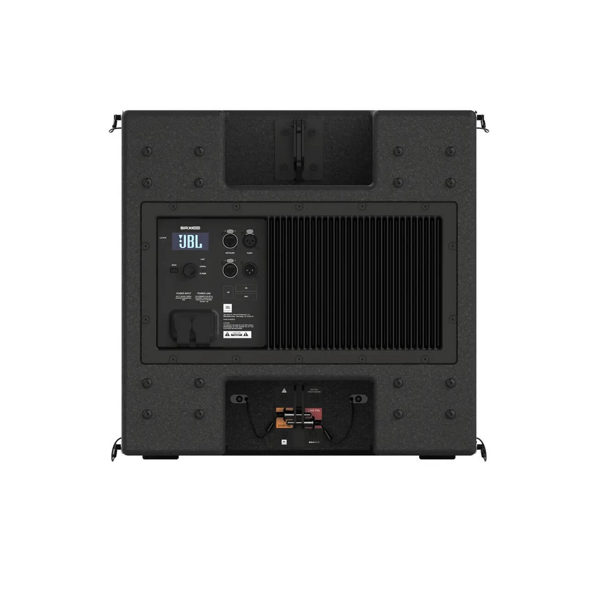 JBL SRX915SF rear controls and connections