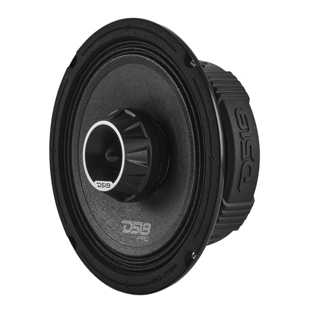 DS18 - PRO-ZT 6.5” Slim Coaxial Mid-Range Loudspeaker with Water-Resistant Cone Built-in Bullet Tweeter | 200W RMS 4-Ohm