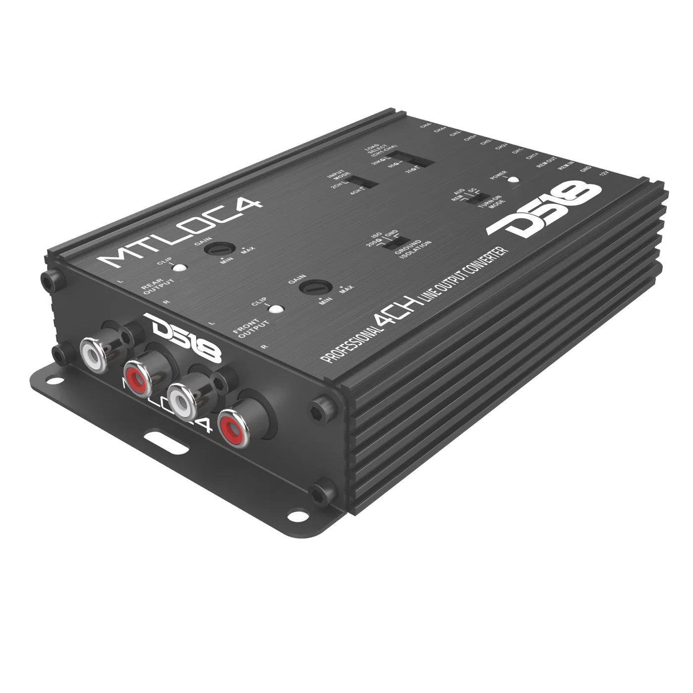 DS18 MTLOC4 - 4-Channel High-to-Low Level Line Output Converter with Remote Turn-On