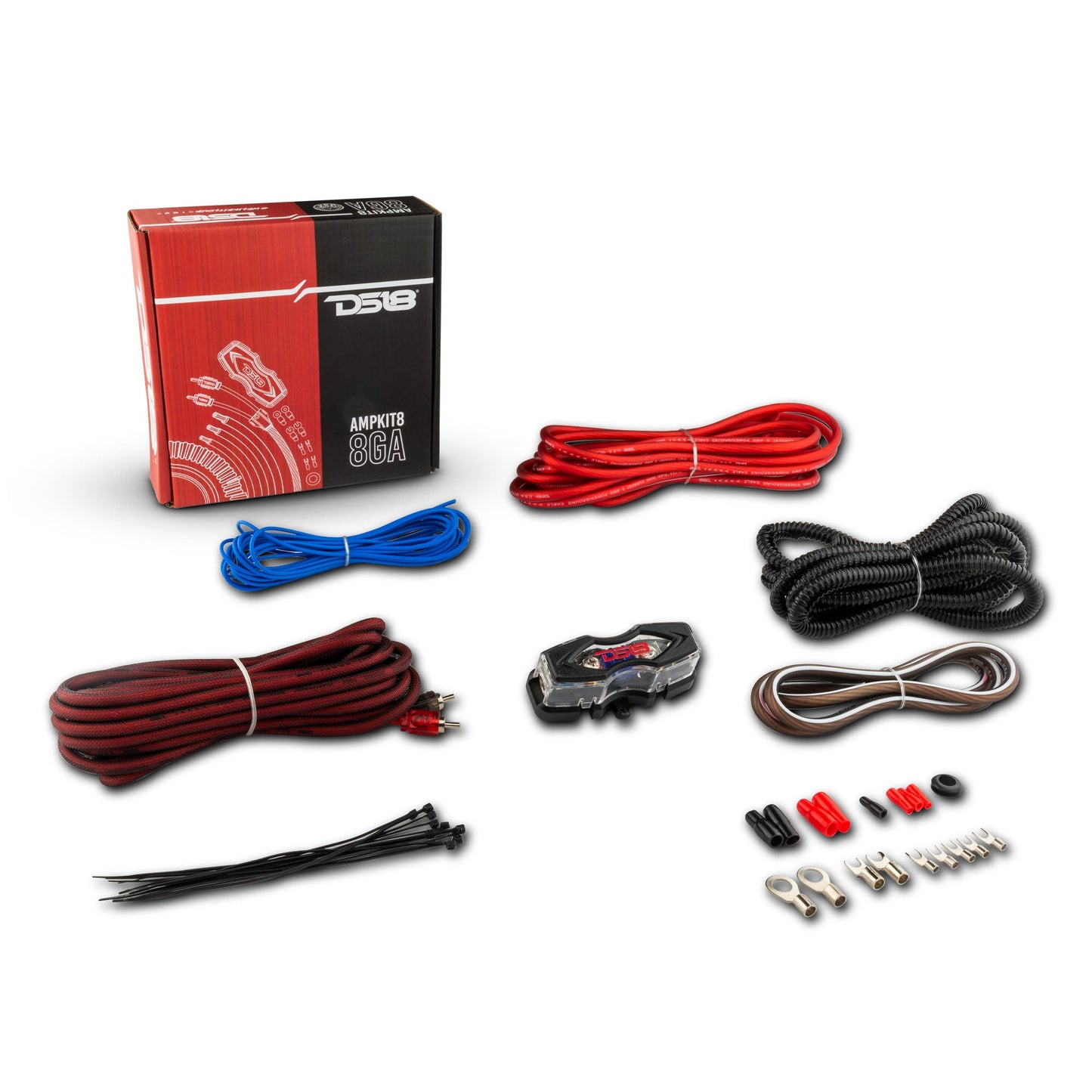 DS18 AMPKIT8 8 GA CCA Amplifier Installation Kit