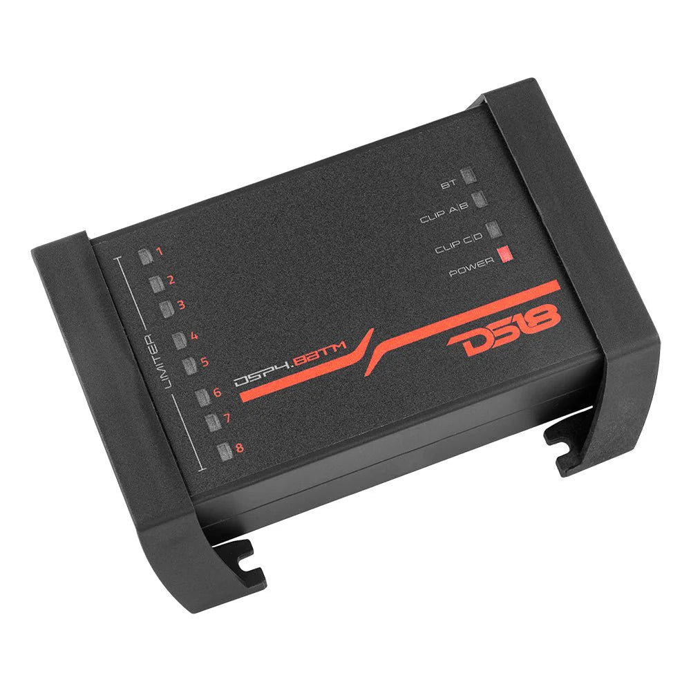 DS18 DSP4.8BTM- 4-Channel In and 8-Channel Out Digital Sound Processor (DSP) with Bluetooth