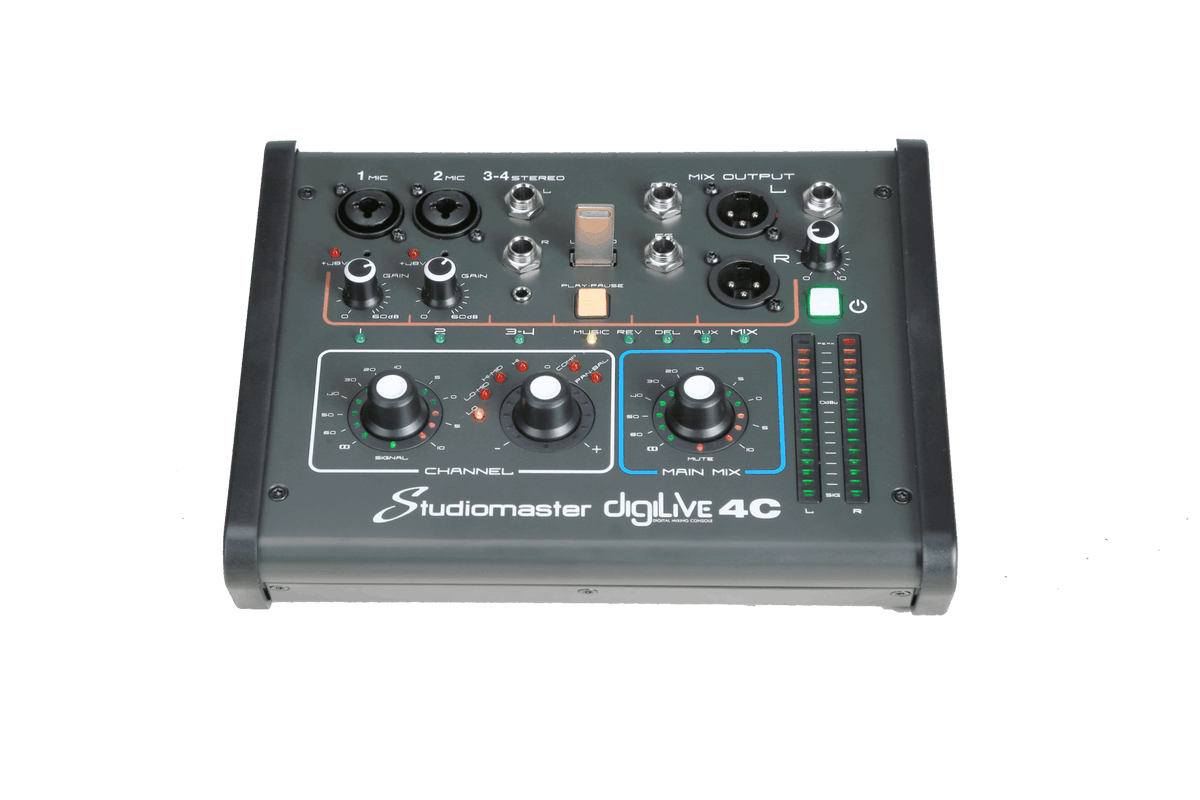 Digital Mixing Console Digilive 4c Frontangle Studiomaster
