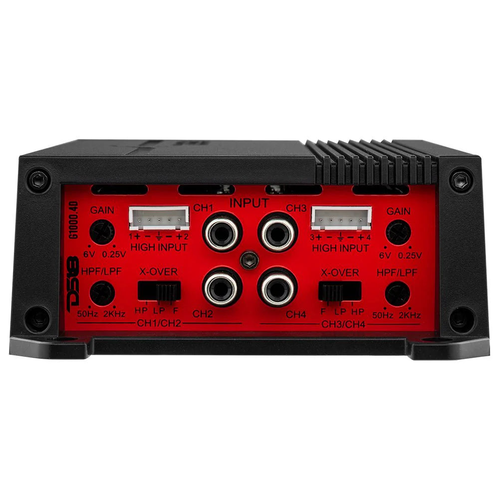 DS18 G1000.4D- GEN-X Full-Range Class D 4-Channel Amplifier | 4 x 90W RMS @ 4-Ohm