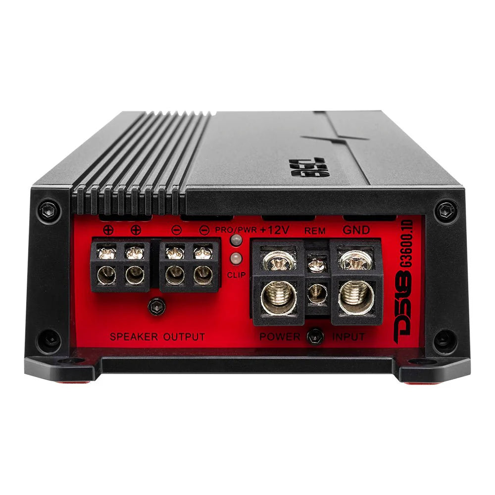 DS18 G3600.1D- GEN-X Class D 1-Channel Amplifier | 1200W RMS @ 1-Ohm