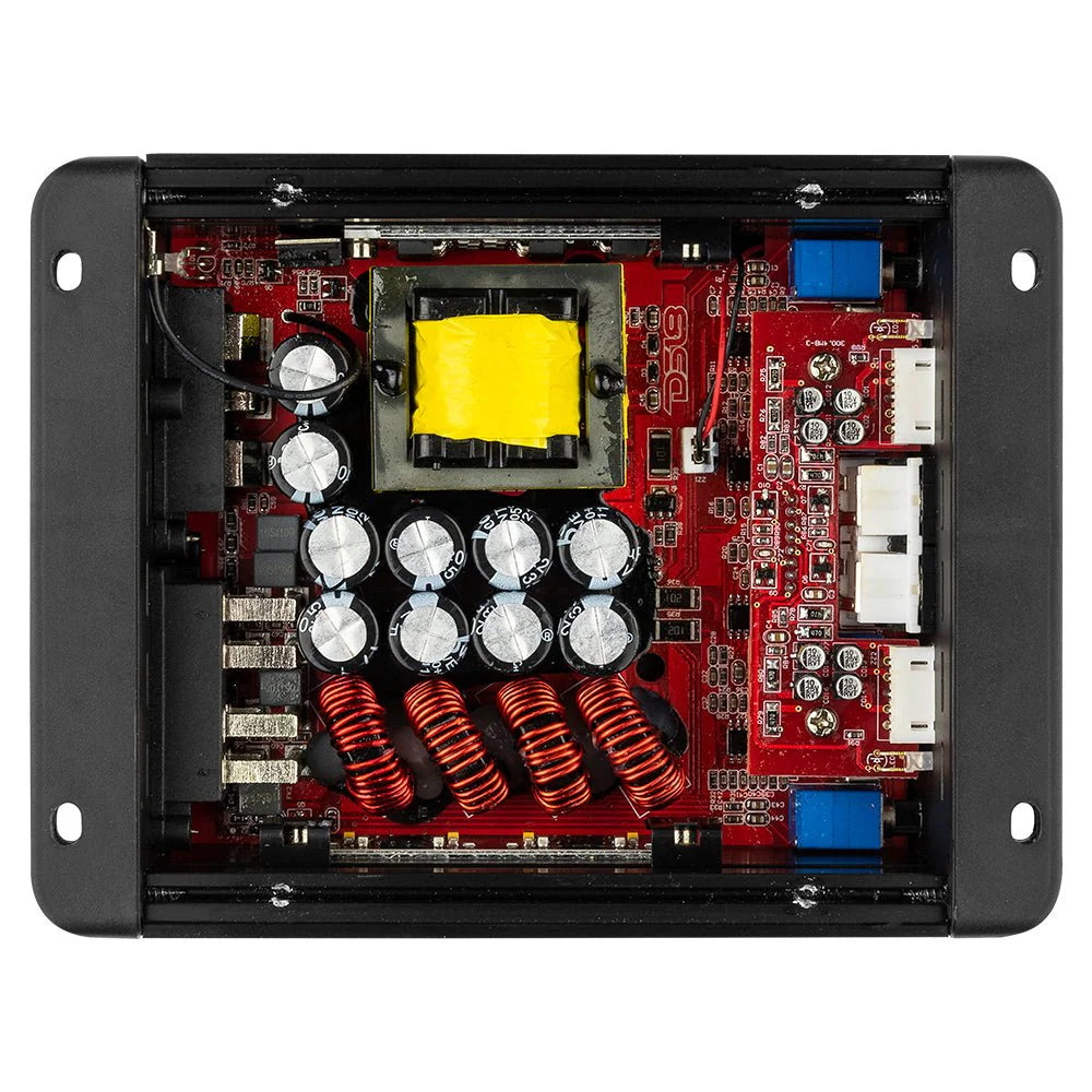 DS18 ION1000.4D- ION Compact Full Range Class D 4-Channel Amplifier 4 x 150 Watts RMS @ 4-ohm