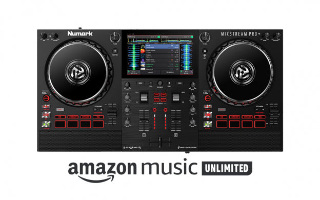 Numark Mixstream Pro + Standalone Streaming DJ Controller with Amazon Music