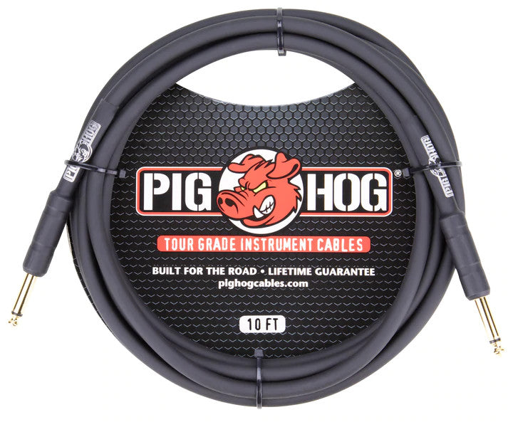 Pig Hog 10ft 1/4" - 1/4" 8mm Inst. Cable