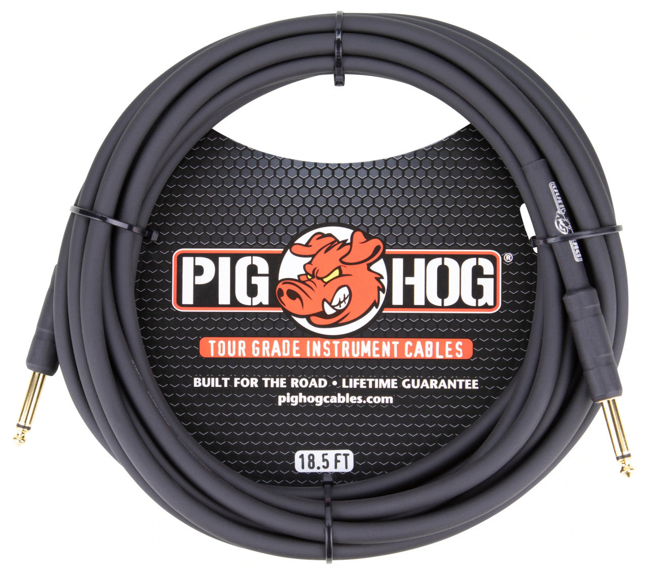 Pig Hog 18.5ft 1/4" - 1/4" 8mm Inst. Cable