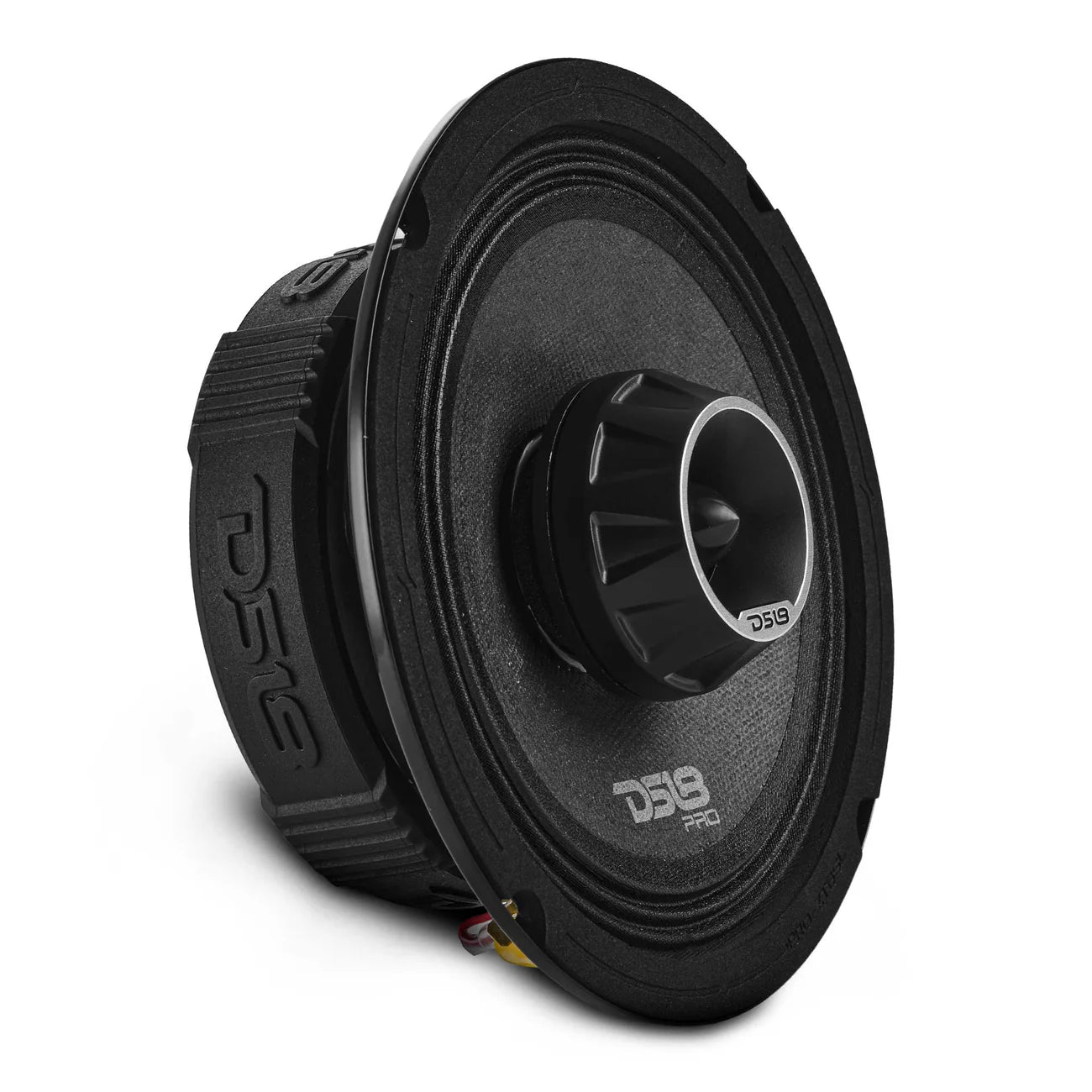 DS18 - PRO-ZT 6.5” Slim Coaxial Mid-Range Loudspeaker with Water-Resistant Cone Built-in Bullet Tweeter | 200W RMS 4-Ohm