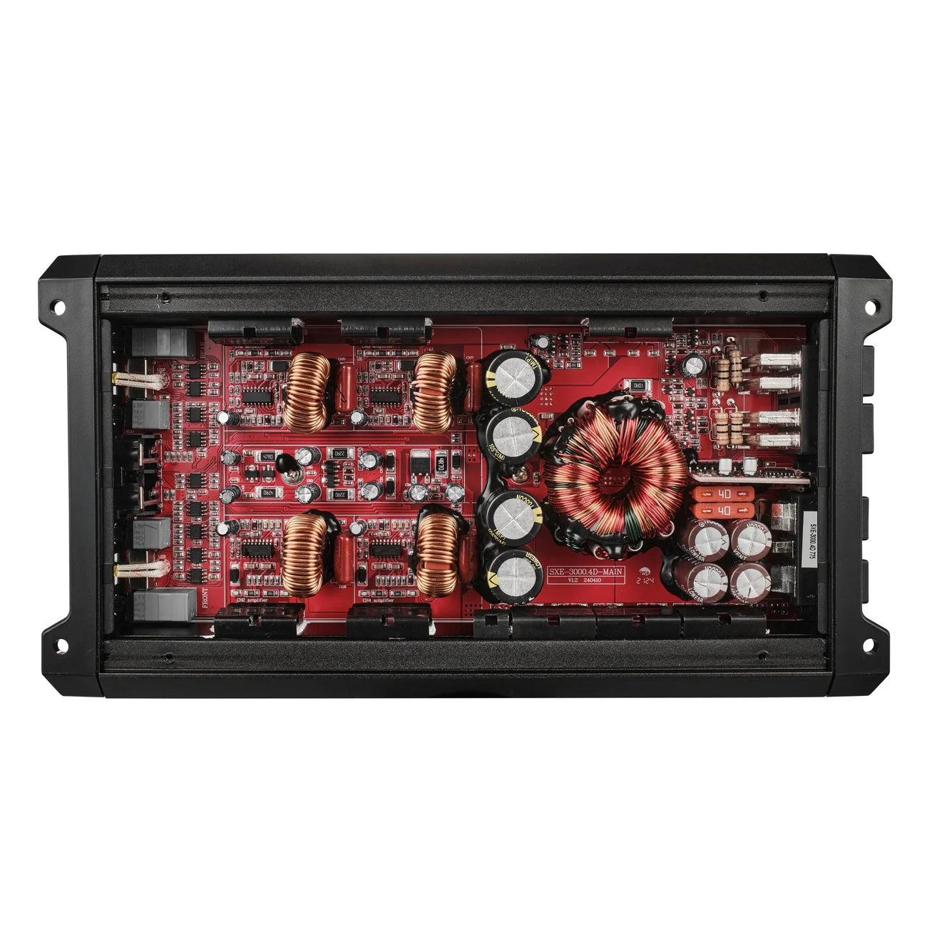 DS18 SXE-3000.4D- Class D 4-Channel Full-Range Car Amplifier 4 x 200 RMS @4 Ohm 3000 Watts