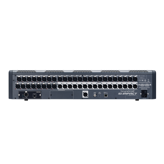Soundcraft Si Impact rear panel connections