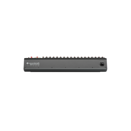 Soundcraft Signature Plus 22 rear panel connections