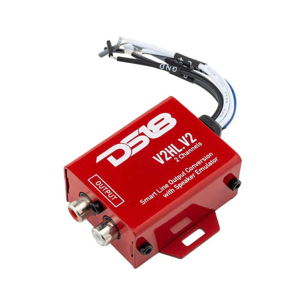 DS18 V2HL.V2 2-Channel Line Output Converter with Speaker Emulator (Remote out)