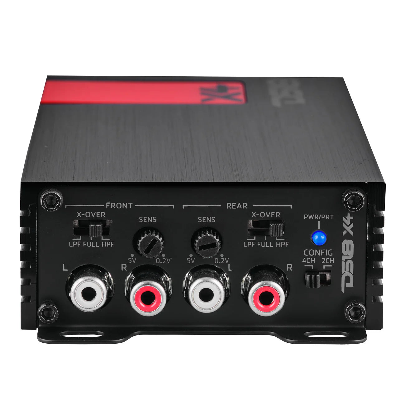 DS18 X4-X 4-Channel Ultra Compact Class D Amplifier 4 x 70 Watts Rms @ 4-ohm