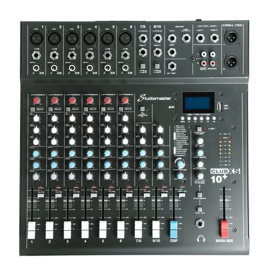 Studiomaster CLUB XS10+ COMPACT MIXING CONSOLE