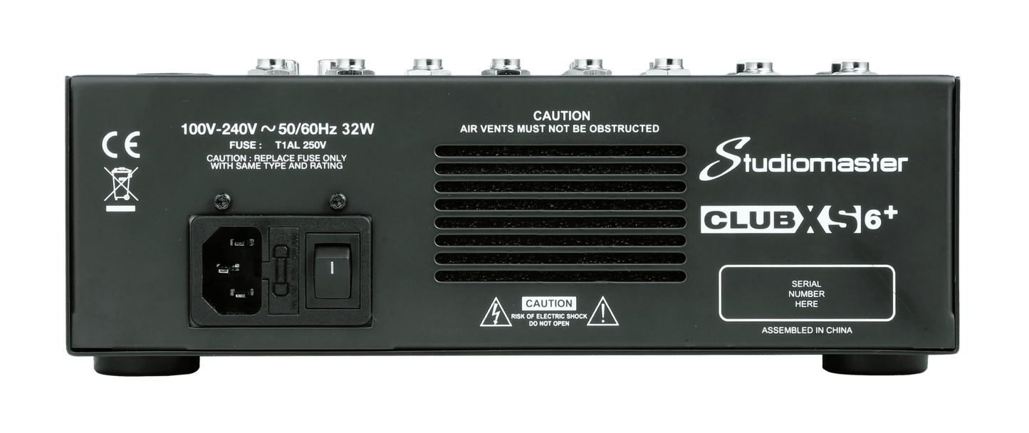 Studiomaster CLUB XS6+