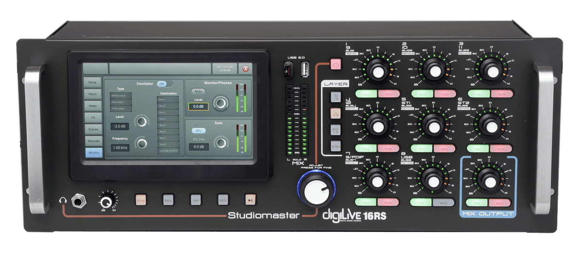 Studiomaster Digilive16rs Front Studiomaster