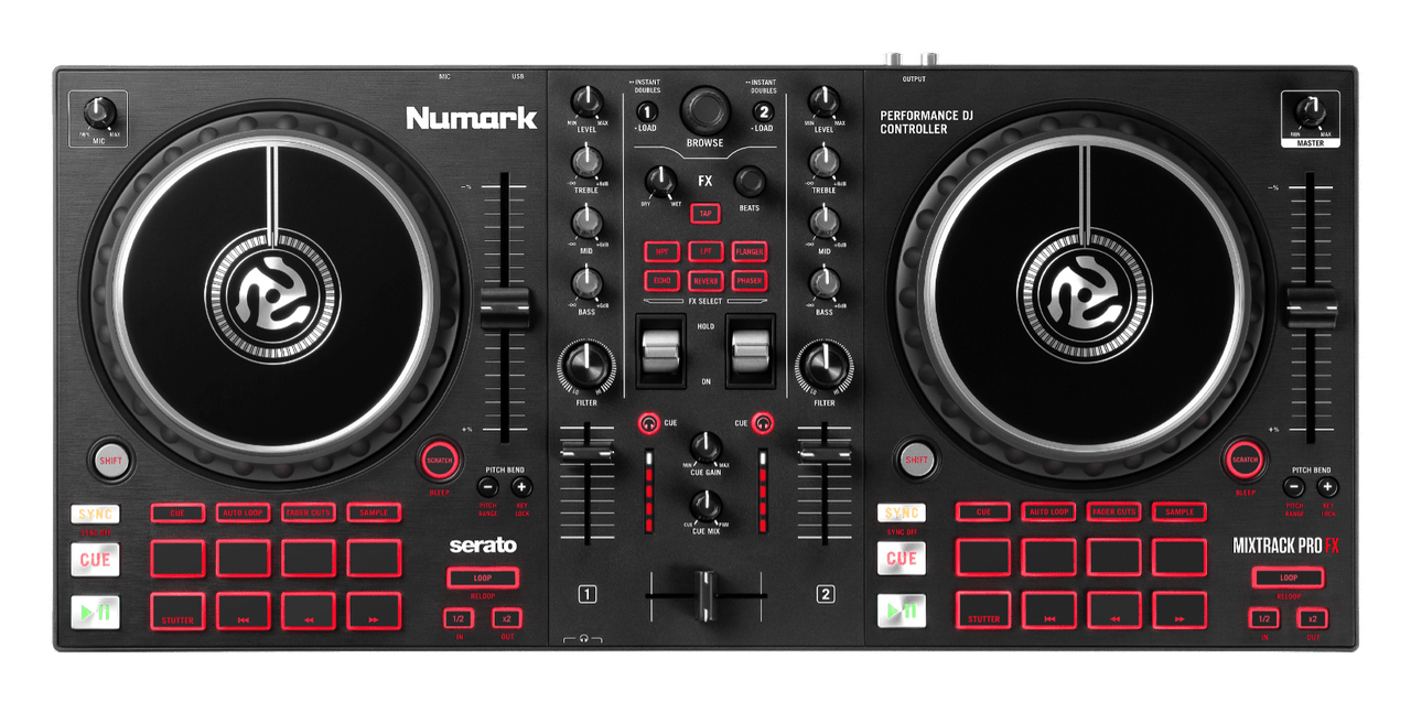 Numark Mixtrack Pro FX DJ Controller with Effects Paddles