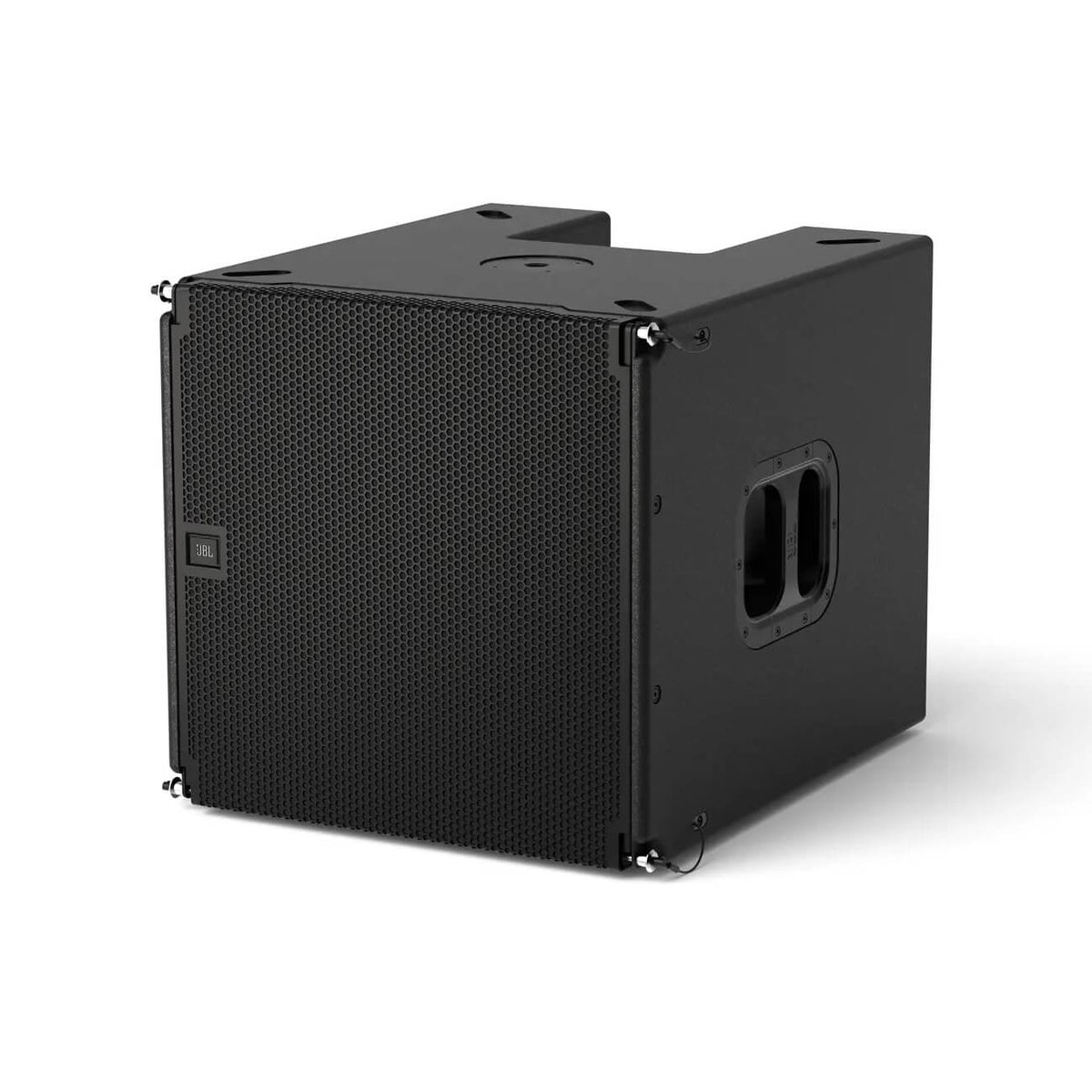 JBL SRX915SF angled front cabinet view